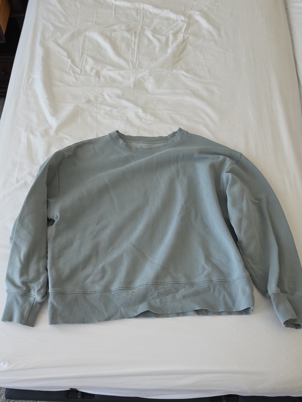 TNA Sage Blue Crewneck Sweater